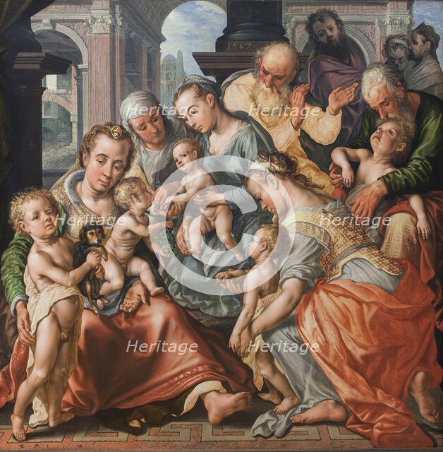 The Holy Kinship, 1567. Creator: Joachim Beuckelaer.