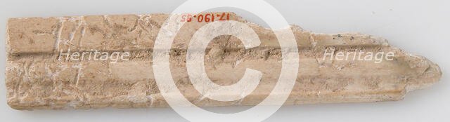 Fragment of Molding, Coptic, 6th-7th century. Creator: Unknown.