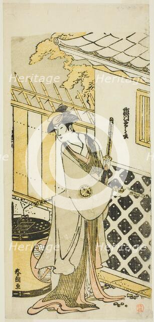 The Actor Segawa Kikunojo III as a Woman of a Samurai Family, Japan, c. 1786. Creator: Hokusai.
