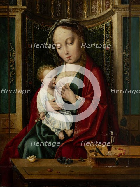 Madonna and Child in a Niche, c1520. Creator: Joos van Cleve.