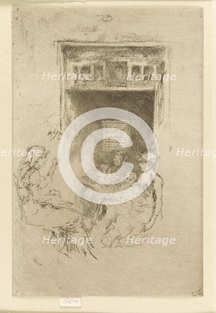 Bead Stringers, 1879-1880. Creator: James Abbott McNeill Whistler.