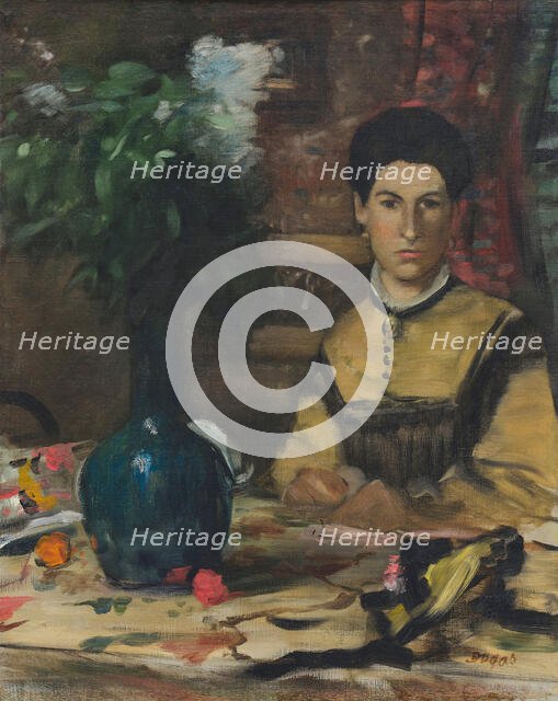 Madame de Rutté, c1875. Creator: Degas, Edgar (1834-1917).