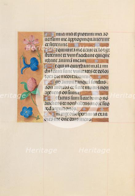 Hours of Queen Isabella the Catholic, Queen of Spain: Fol. 203v, c. 1500. Creator: Master of the First Prayerbook of Maximillian (Flemish, c. 1444-1519); Associates, and.