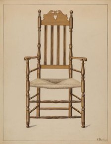 Armchair, c. 1936. Creator: Nicholas Gorid.