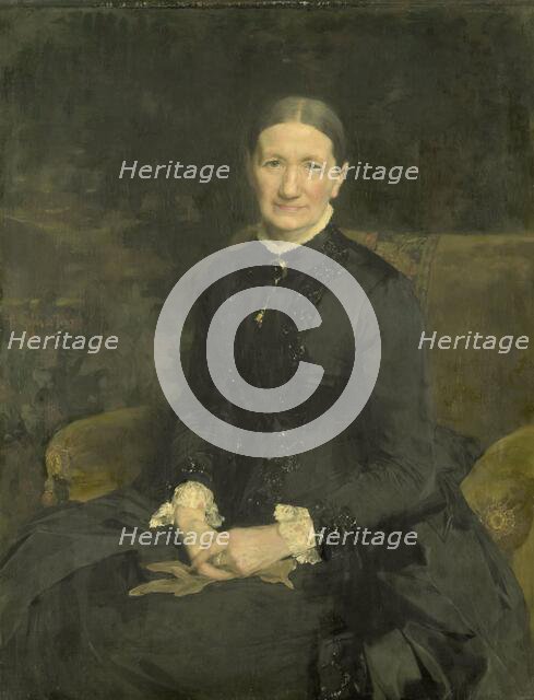 Mrs A.J. Zubli-Maschhaupt, 1887. Creator: Pieter de Josselin de Jong.
