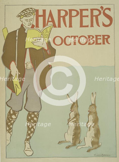 Harper's October, c1894. Creator: Edward Penfield.