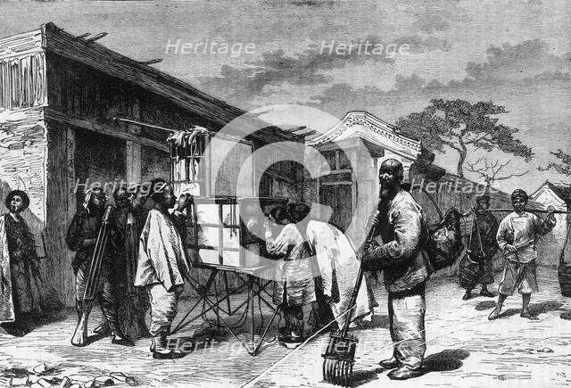 'Scene in a Street in Pekin', c1891. Creator: James Grant.