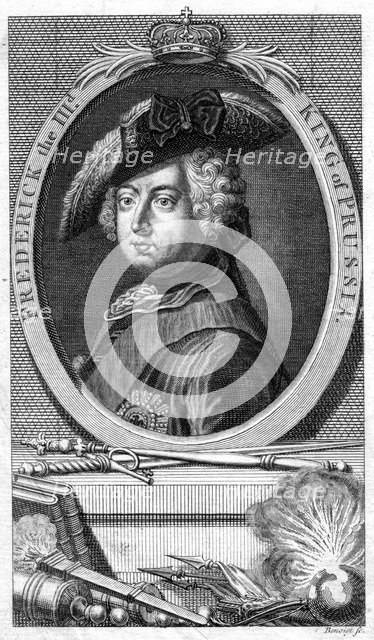 Frederick III, King of Prussia, (19th century).Artist: Benoist