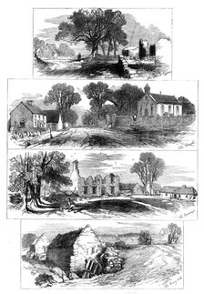 Sketches of Goldsmith's "Deserted Village," Lishoy or Auburn, near Athlone, 1871. Creator: Unknown.