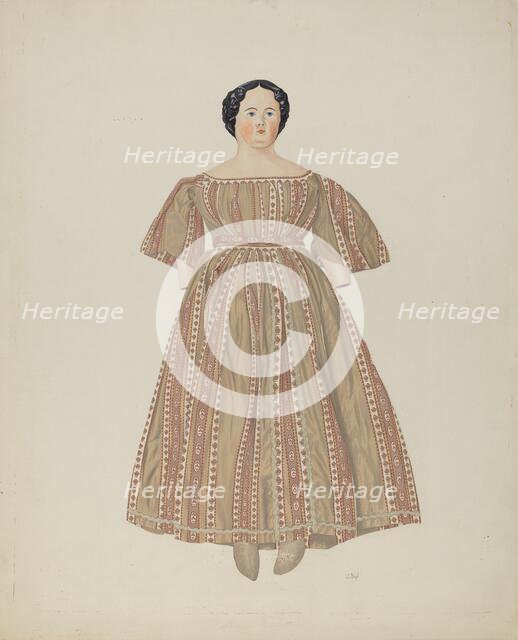 Doll, c. 1937. Creator: Joseph L. Boyd.