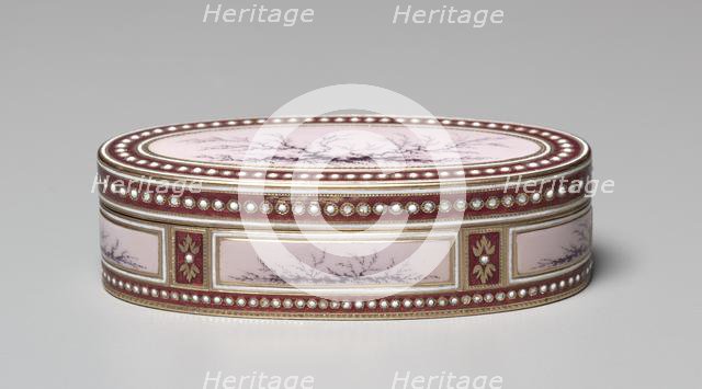 Snuff Box (Tabatière), 1777-1778. Creator: Charles Le Bastier (French).