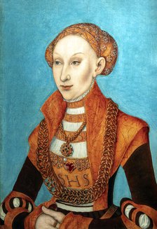 Portrait of Princess Sibylle of Cleves (1512-1554), c1531. Creator: Cranach; Lucas; the Elder (1472-1553).