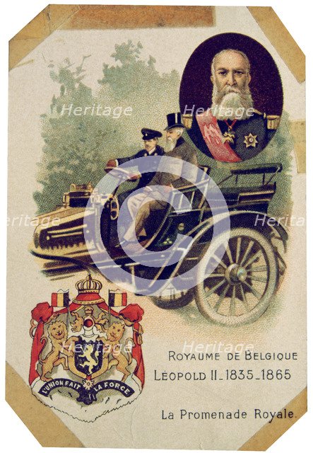 The royal drive of Leopold II, King of the Belgians, c1900s. Artist: Unknown