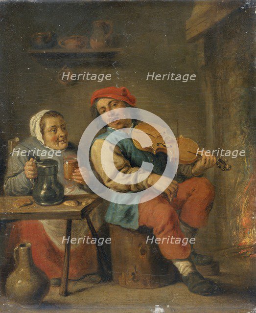 'The fiddler', 1630-1690. Artist: David Teniers II.
