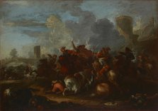 Encounter, 1740-1761. Creator: August Querfurt.