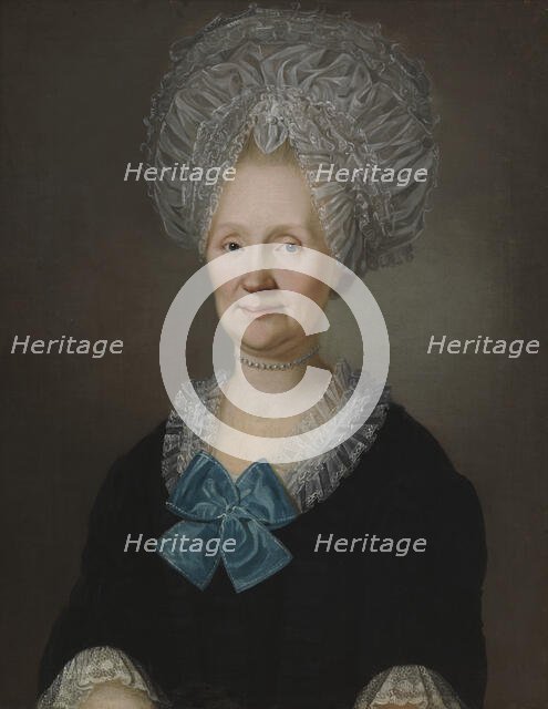 Portrait of Ms. Anna Krogius, c1890s. Creator: Nils Schillmark.