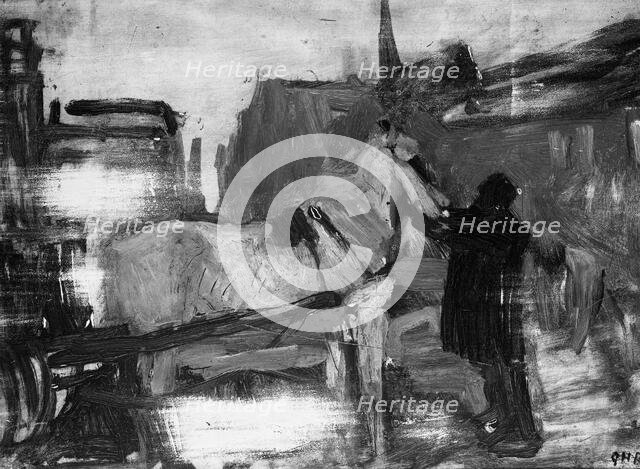 View in Amsterdam, 1880-1923. Creator: George Hendrik Breitner.