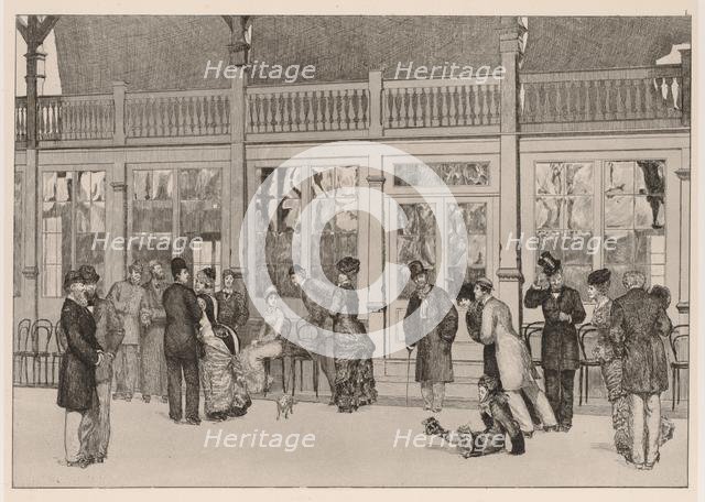 A Glove: The Locale, 1880. Creator: Max Klinger (German, 1857-1920).