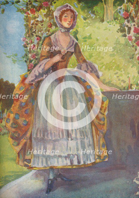 'A Woman of the Time of George II', 1907. Artists: Dion Clayton Calthrop, King George II.