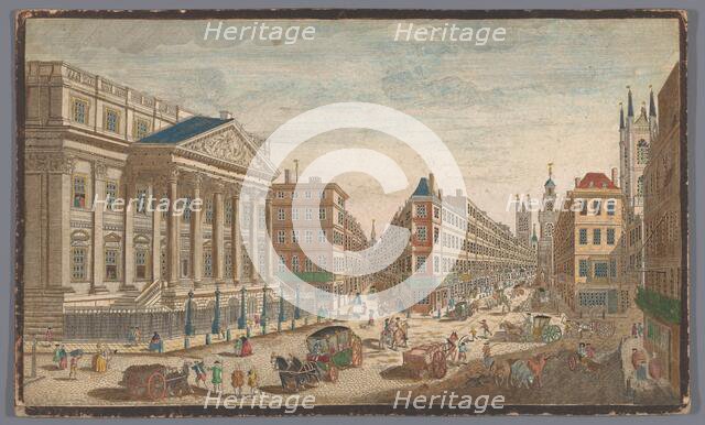 View of the Mansion House in London, 1751. Creator: Anon.