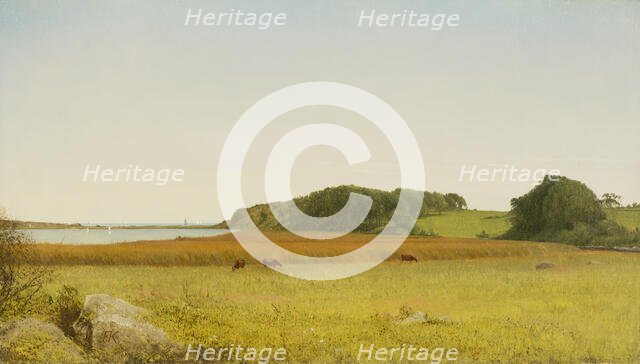 Almy's Pond, Newport, c1860. Creator: John Frederick Kensett.