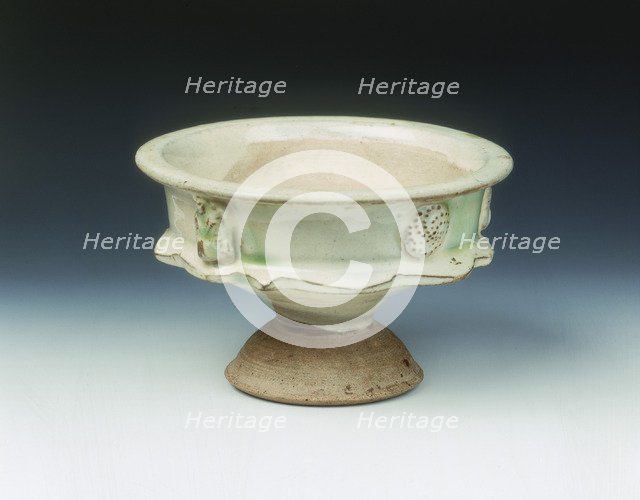 Cizhou stoneware offering bowl, late Tang dynasty-Five Dynasties period, China, 10th century. Artist: Unknown