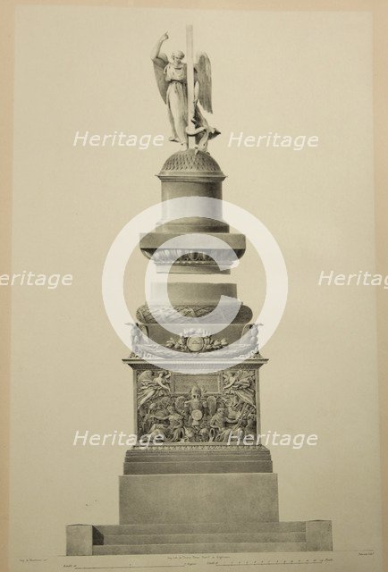 Project of the Monument Consecrated to the Memory of the Emperor Alexander I, 1829.