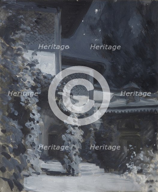 Illustration to the poem The Fountain of Bahçesaray by A. Pushkin. Artist: Korovin, Konstantin Alexeyevich (1861-1939)