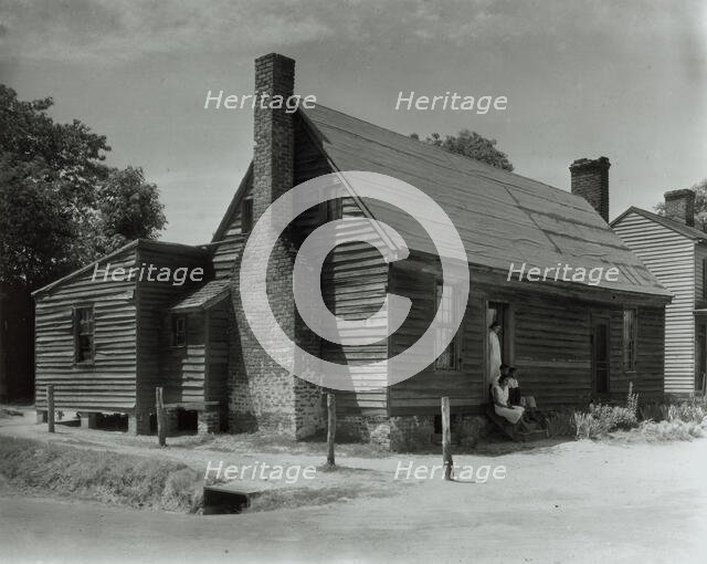 Minor houses and details, Blandfields, Dinwiddie County, Virginia, 1933. Creator: Frances Benjamin Johnston.