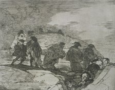 The Disasters of War, a series of etchings by Francisco de Goya (1746-1828), plate 70: 'No saben …