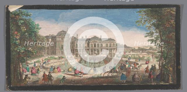 View of the Château de Saint-Cloud seen from the chemin de Versailles, 1730. Creators: Anon, Jacques Rigaud.