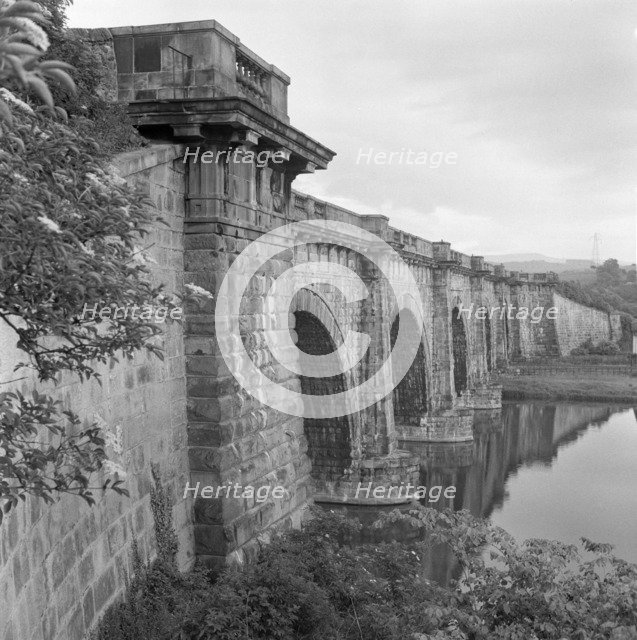 Lune Aqueduct, Lancaster Canal, Lancashire, 1945. Artist: Eric de Maré
