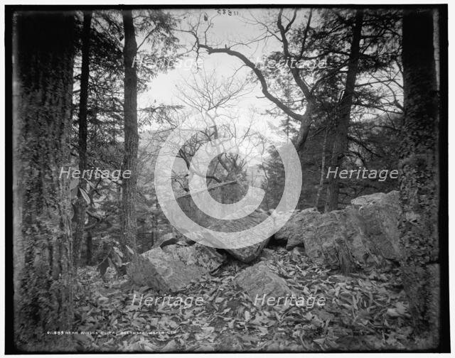 Near Winona Cliff, Delaware Water Gap, between 1890 and 1901. Creator: Unknown.