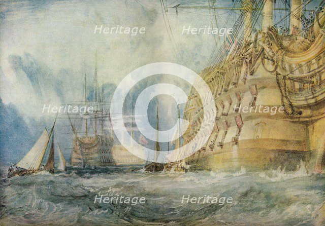 'A First Rate Taking in Stores', 1818. Artist: JMW Turner.