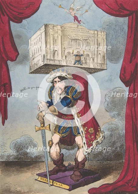 The Theatrical Atlas, May 7, 1814., May 7, 1814. Creator: George Cruikshank.