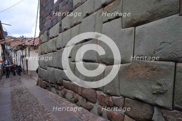Inca Wall, Cusco, Peru, 2015. Creator: Luis Rosendo.