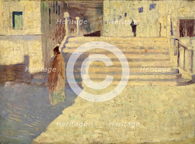 Femmes pres des Escaliers no. II, n.d. Creator: Frank Edwin Scott.