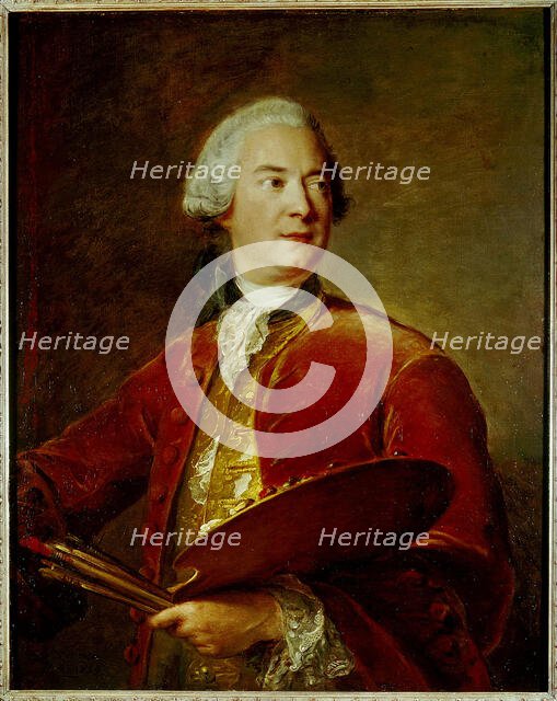 Portrait of Louis Tocqué (1696-1772), 1739. Creator: Nattier, Jean-Marc (1685-1766).