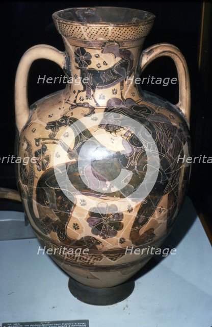 Amphora with Chimera, c6th century BC.