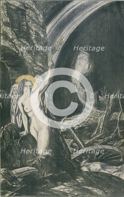 The Re-Birth of the Arts, 1917. Artist: Charles Shannon.