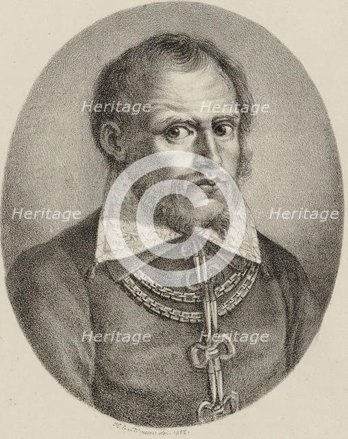 Cipriano de Rore (1515/16-1565), 1817. Creator: Winter, Heinrich Eduard von (1788-1825).