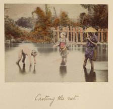 Casting the net, about 1873-1883. Creator: Shinichi Suzuki I.