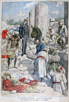 The excavations of Antinopolis, Egypt, by Albert Gayet, 1904. Artist: Unknown