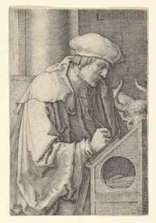 St. Luke, 1518. Creator: Lucas van Leyden.