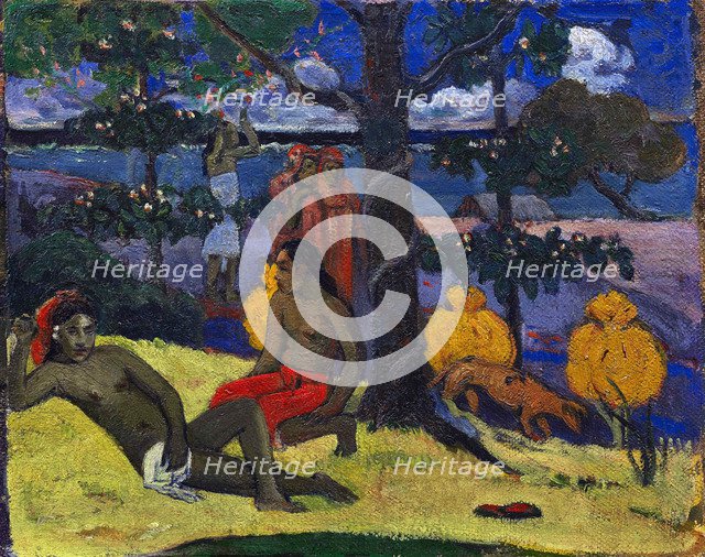 Te arii vahine II (The Woman with Mangos II), 1896.