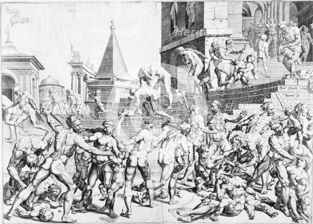 The Massacre of the Innocents, c1550. Creator: Dirck Volkertsen Coornhert.