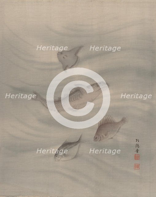 Fishes, ca. 1890-92. Creator: Seki Shuko.