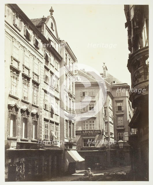 Tuchlauben No. 1, Wohnhaus des Peter Ritter von Calvagni, 1860s. Creator: Unknown.