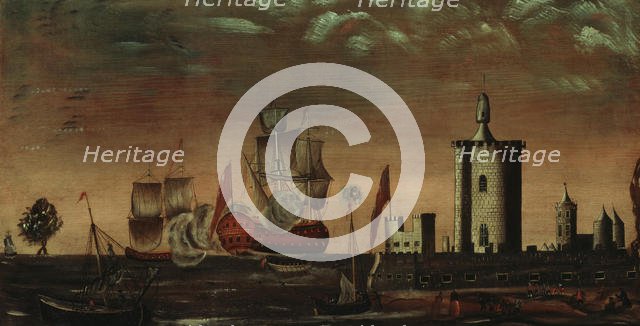 Seascape Fantasy, 1770-1800. Creator: Unknown.