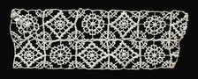 Needlepoint (Reticella) Lace Insertion, 16th century. Creator: Unknown.